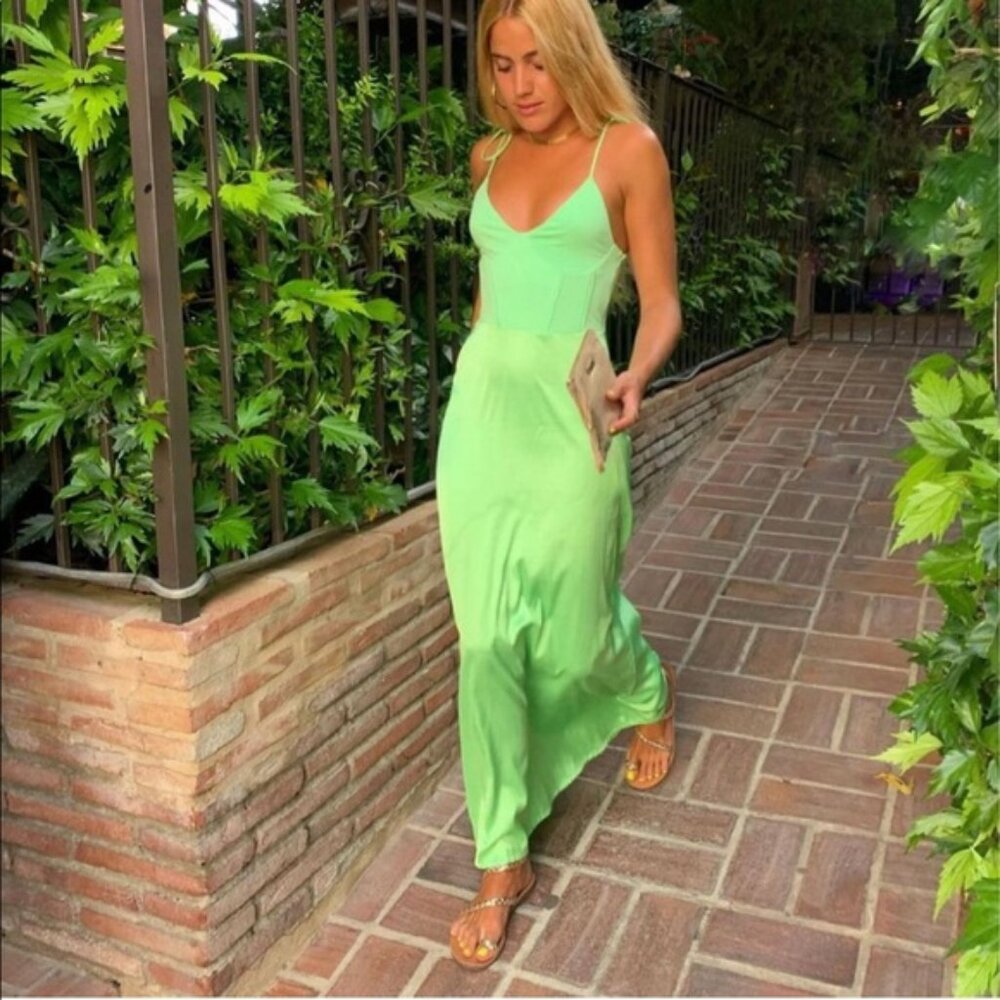 Corset top long dress-NWWT